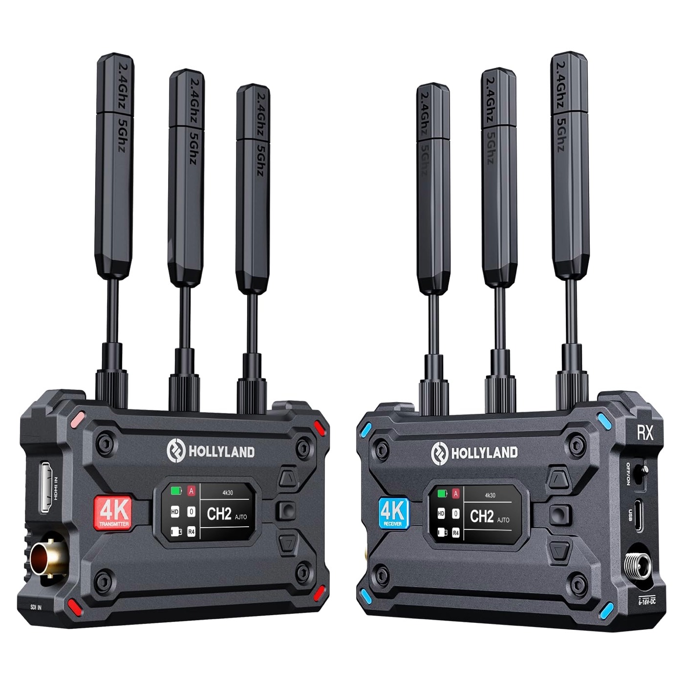 Hollyland Pyro S Wireless Video Transmission on rent in Dehradun — Monitors & Transmission — ₹390/day | Mendly