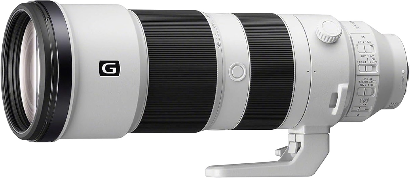 Sony FE 200-600mm f/5.6-6.3 G OSS Lens (White) on rent in Dehradun — Lenses & Filters — ₹1950/day | Mendly